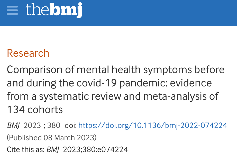 pandemic mental health